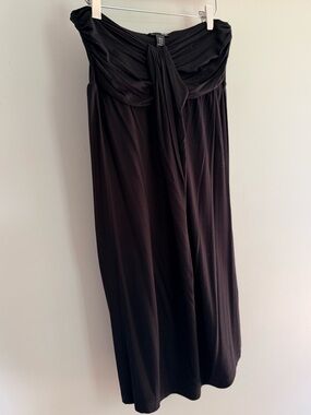 H&M Black Strapless Mini Dress – Size 10